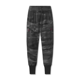 0690. Tetra-Lite® Tech High Rib Jogger - Black Camo "Wings"