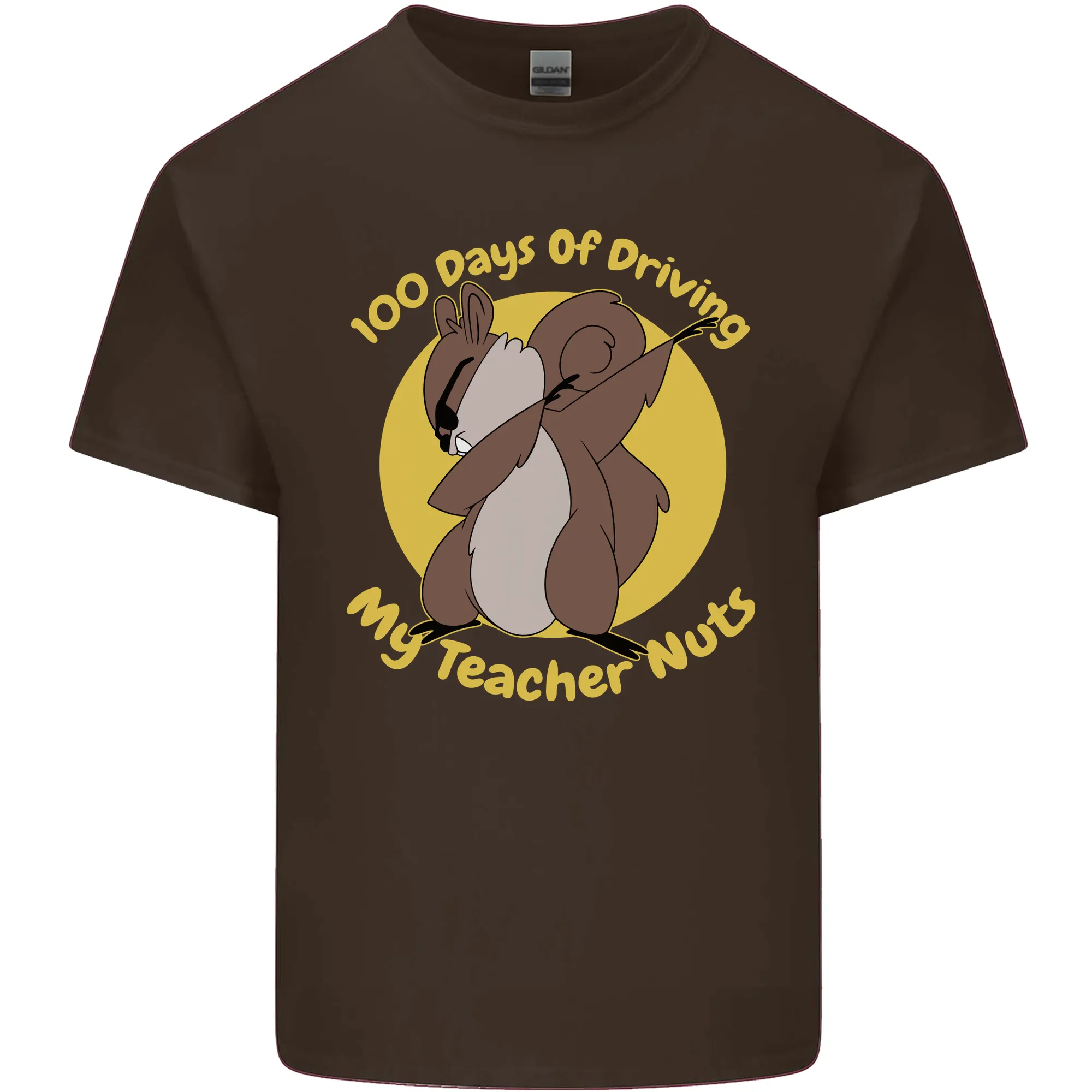 100 Days of Driving My Teacher Nuts Mens Light Cotton T-Shirt