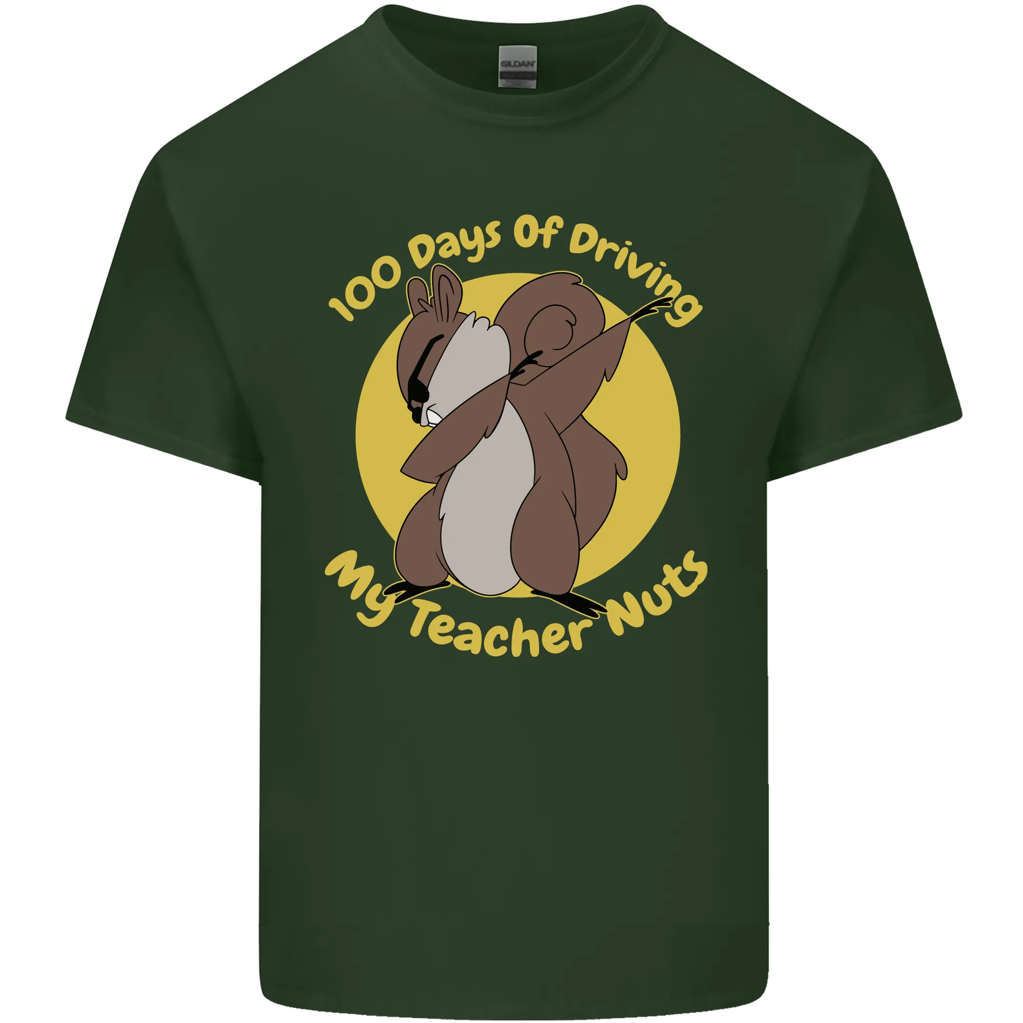 100 Days of Driving My Teacher Nuts Mens Light Cotton T-Shirt