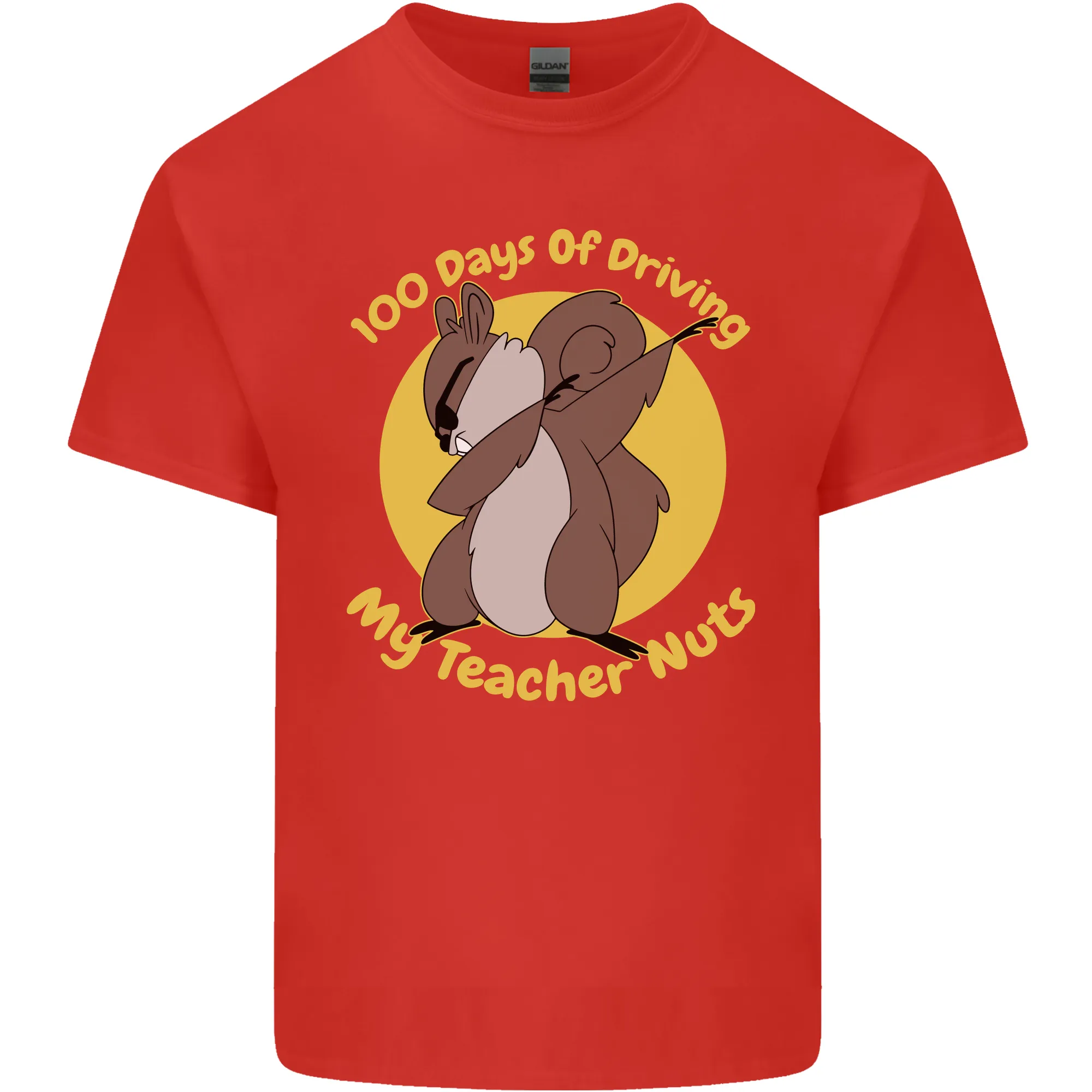 100 Days of Driving My Teacher Nuts Mens Light Cotton T-Shirt