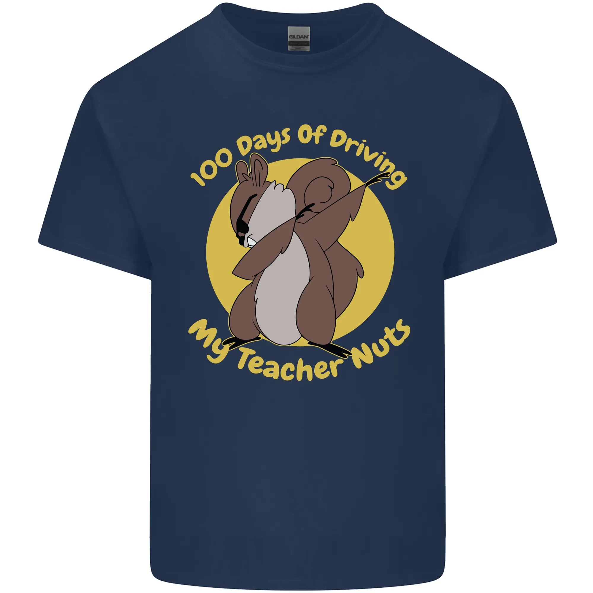 100 Days of Driving My Teacher Nuts Mens Light Cotton T-Shirt