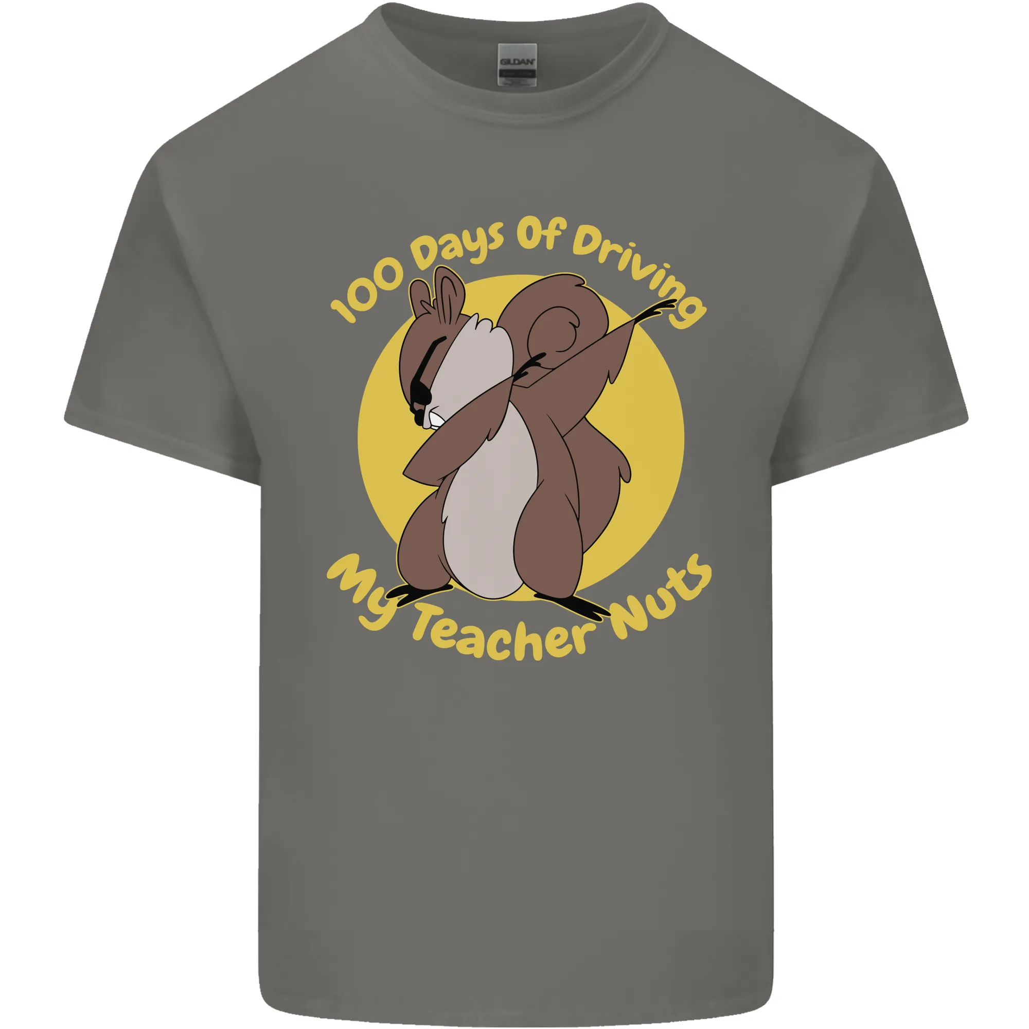 100 Days of Driving My Teacher Nuts Mens Light Cotton T-Shirt