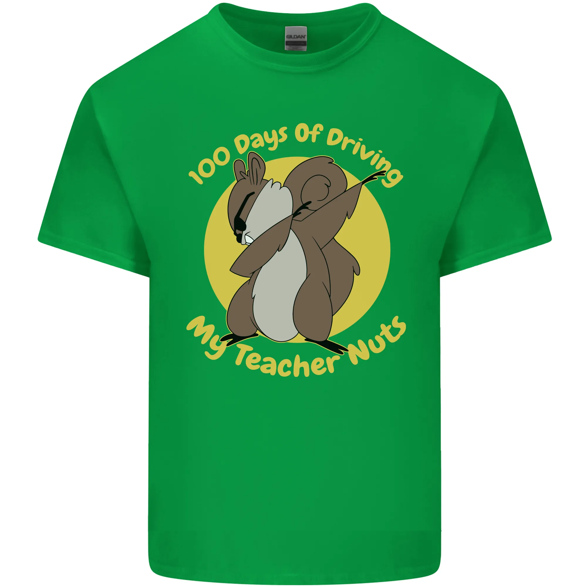 100 Days of Driving My Teacher Nuts Mens Light Cotton T-Shirt