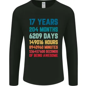 17th Birthday 17 Year Old Mens Long Sleeve T-Shirt