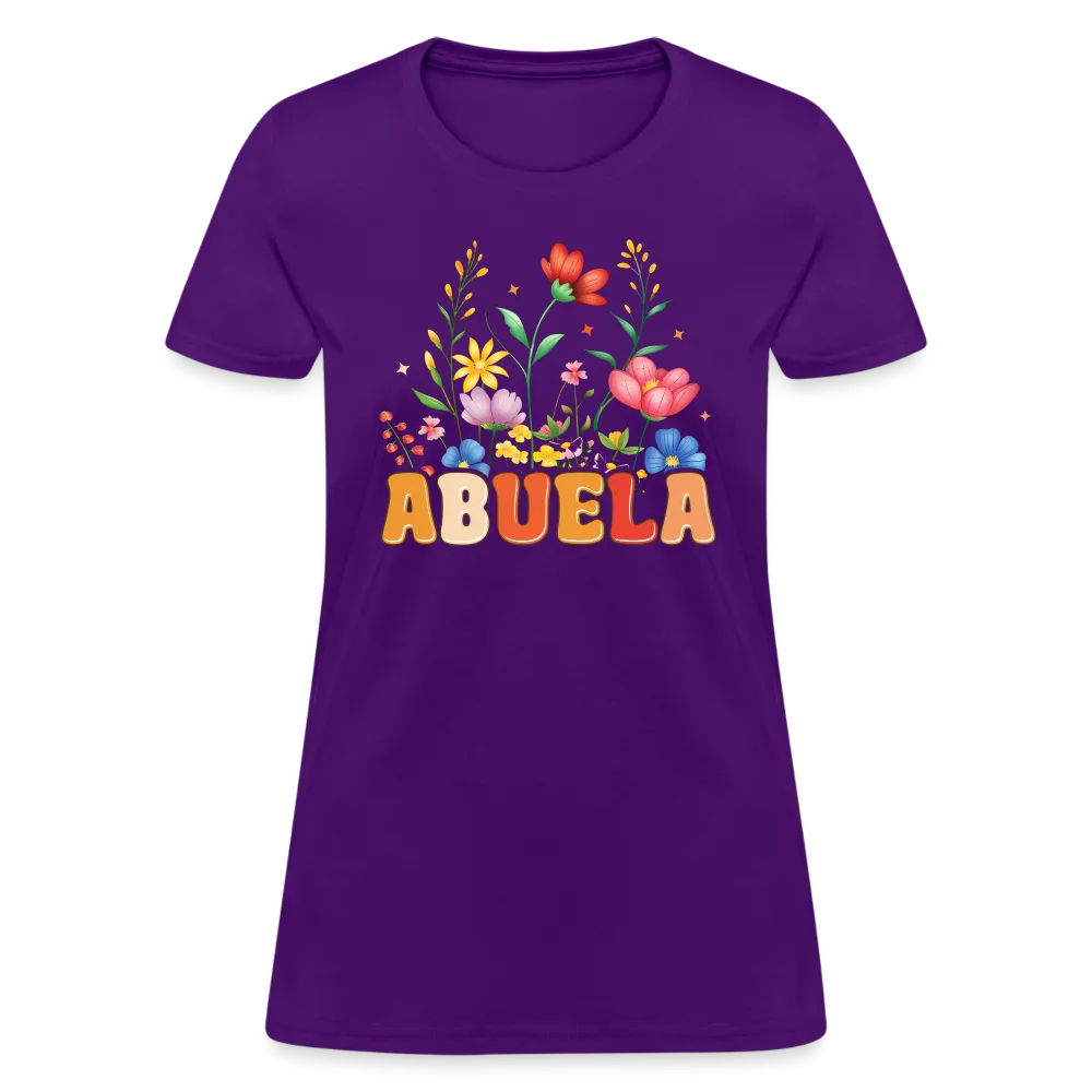 Abuela Women's T-Shirt with Floral Design