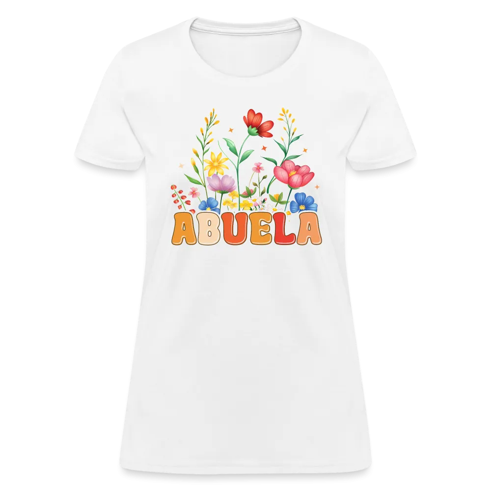 Abuela Women's T-Shirt with Floral Design