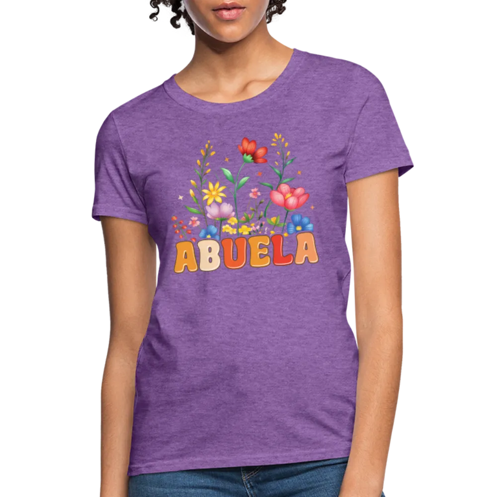 Abuela Women's T-Shirt with Floral Design