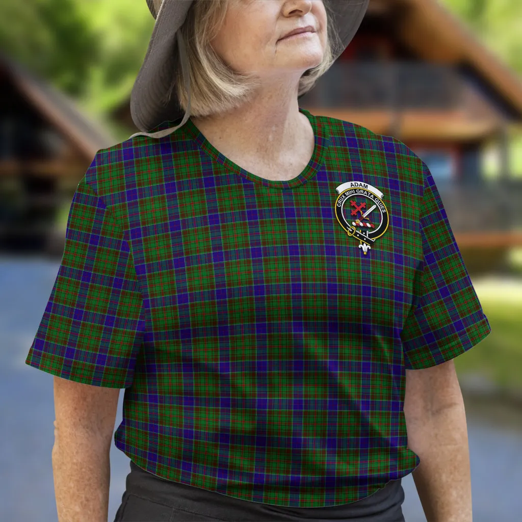 Adam Tartan T-Shirt with Family Crest