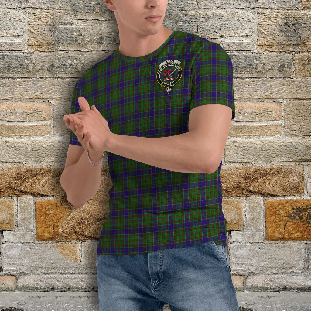 Adam Tartan T-Shirt with Family Crest