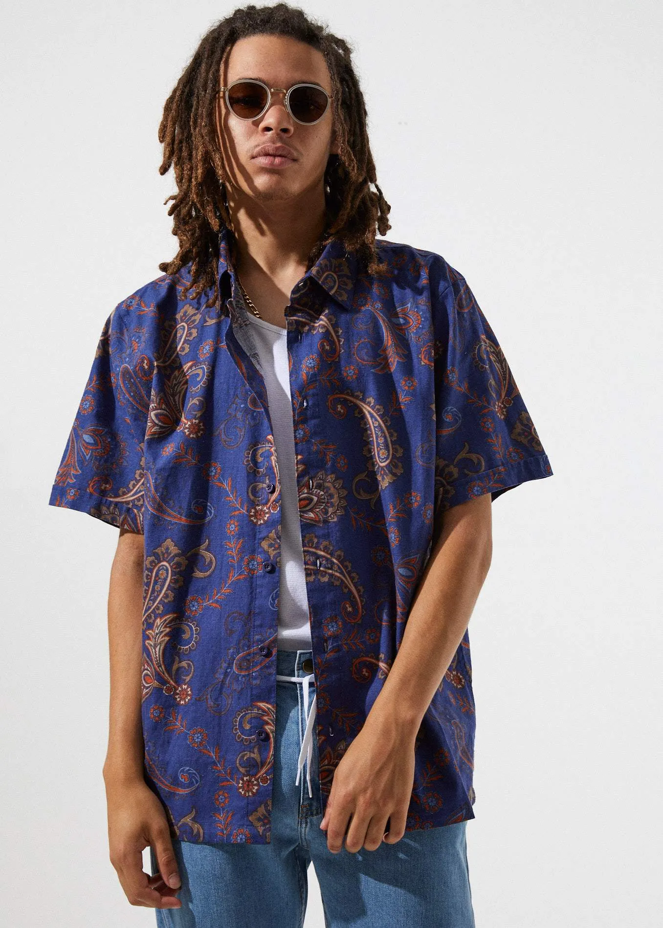 Afends Mens Depp - Hemp Short Sleeve Shirt