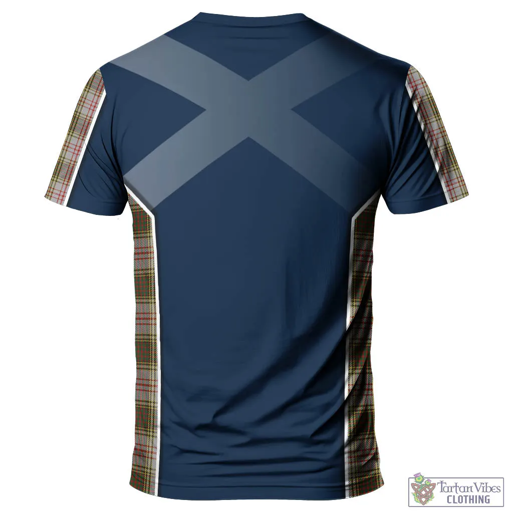 Anderson Dress Tartan T-Shirt with Family Crest and Scottish Thistle Vibes Sport Style