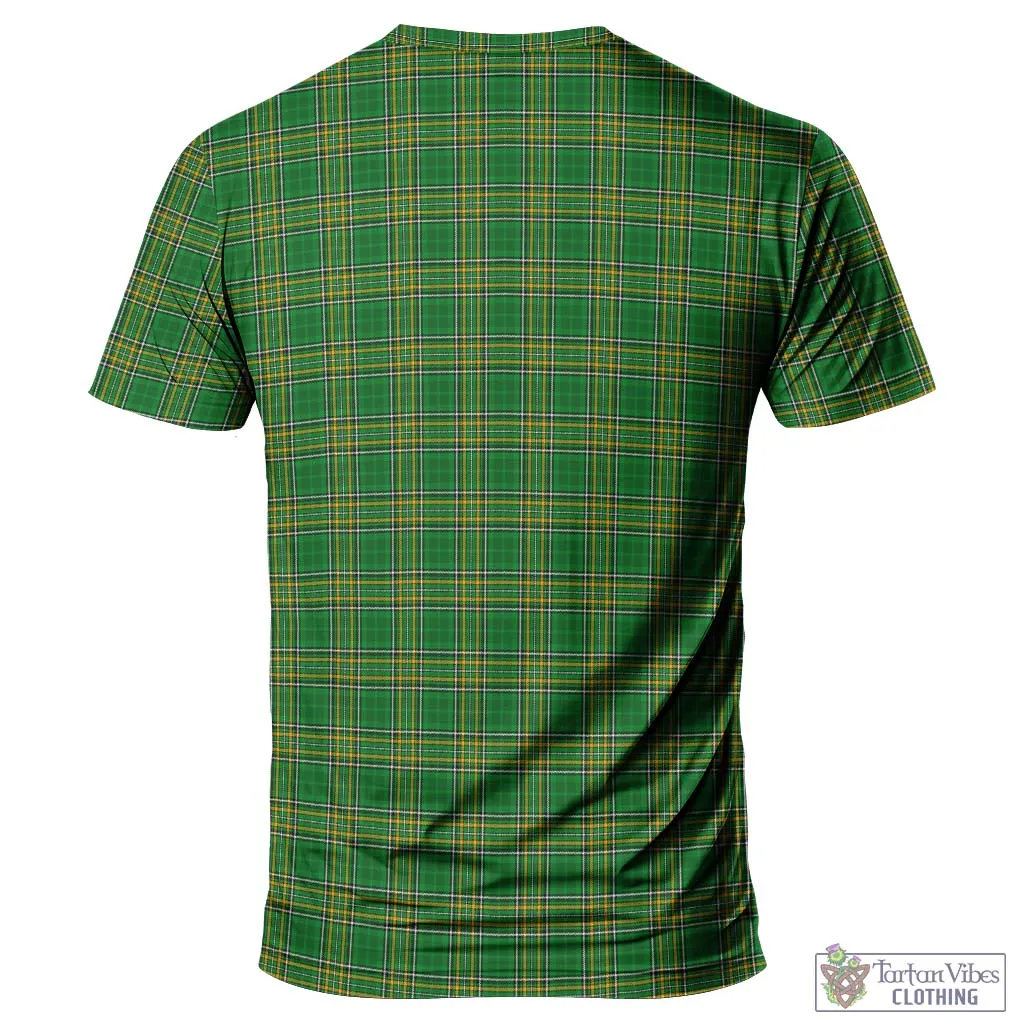 Annesley Irish Clan Tartan T-Shirt with Family Seal