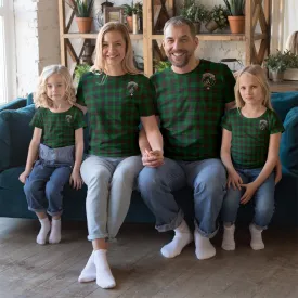 Anstruther Tartan T-Shirt with Family Crest