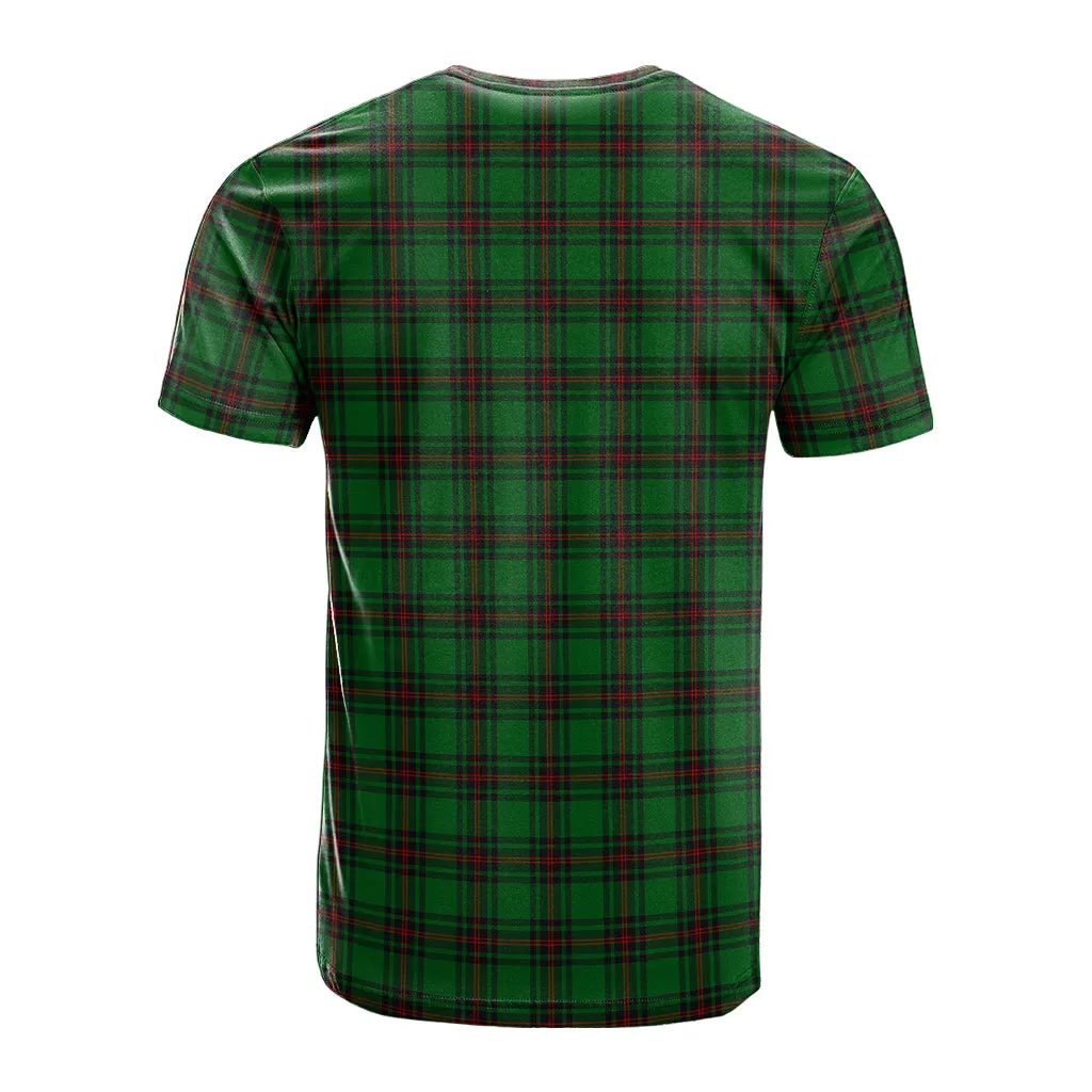 Anstruther Tartan T-Shirt with Family Crest