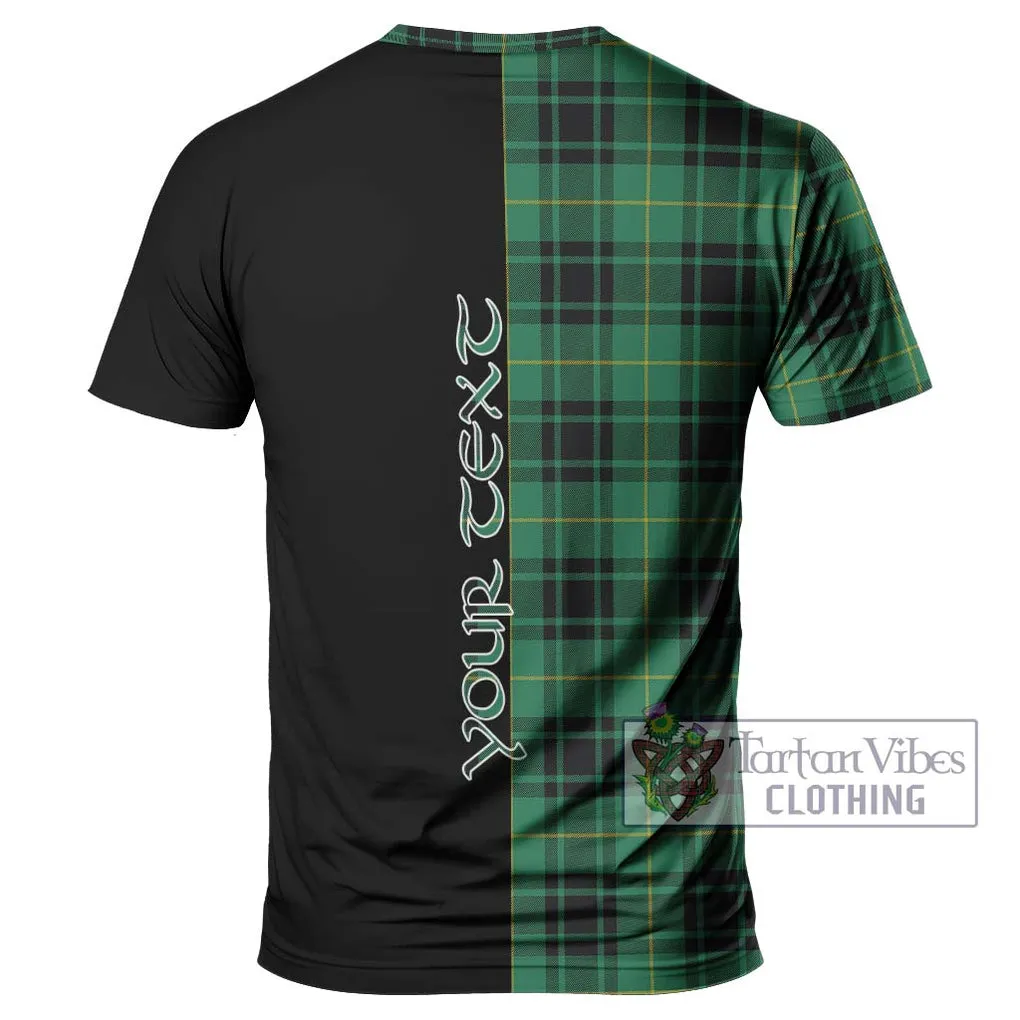 Arthur Ancient Tartan T-Shirt with Family Crest and Half Of Me Style