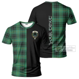 Arthur Ancient Tartan T-Shirt with Family Crest and Half Of Me Style