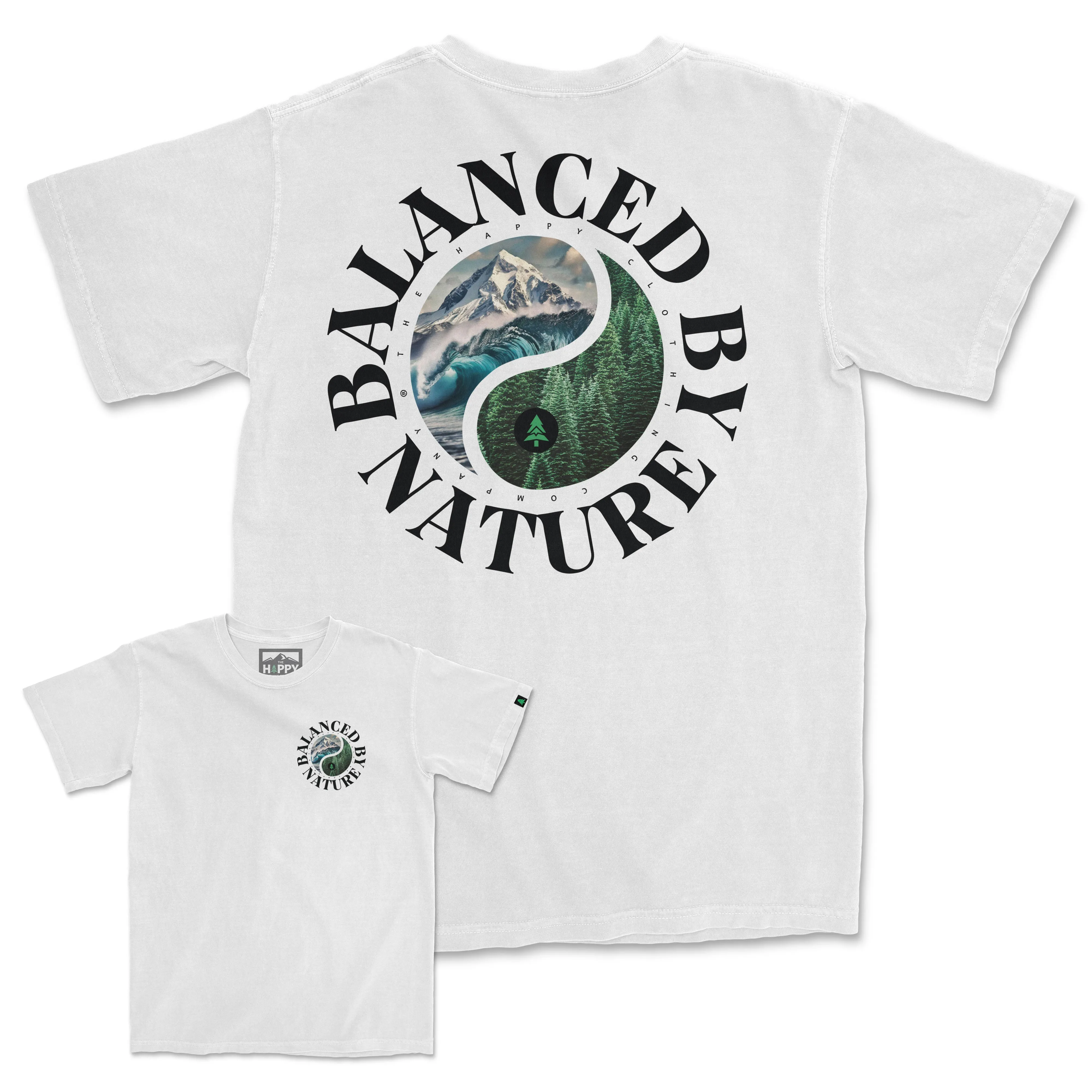 Balanced By Nature Vintage Tee | Oversized Heavyweight |