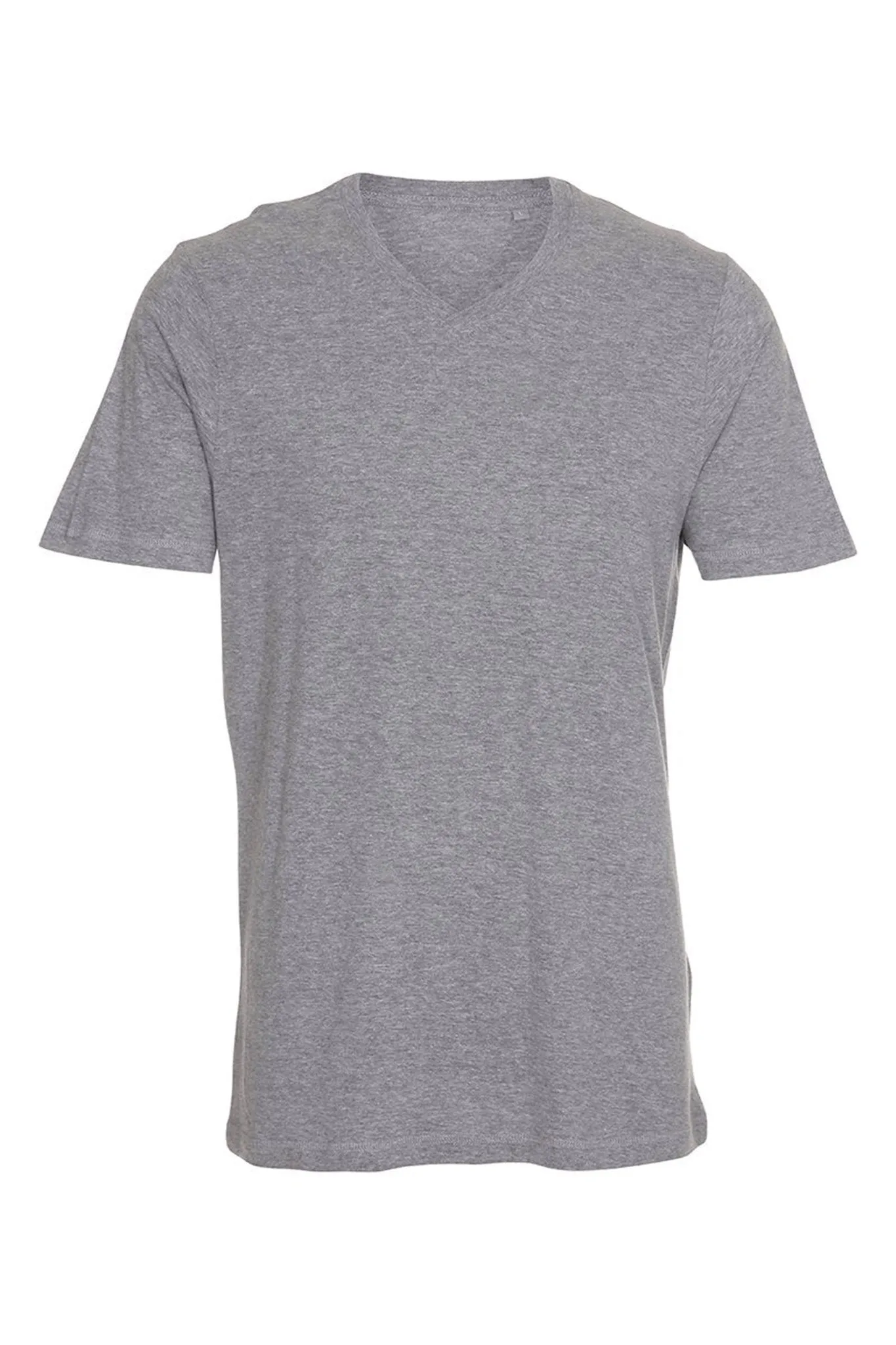 Basic V-neck t-shirt - Oxford Grey