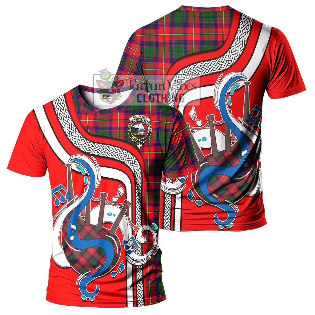 Belsches Tartan T-Shirt with Epic Bagpipe Style