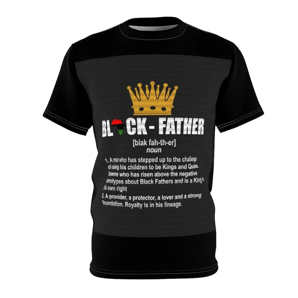 Black Fathers Definition Unisex AOP Cut & Sew Tee