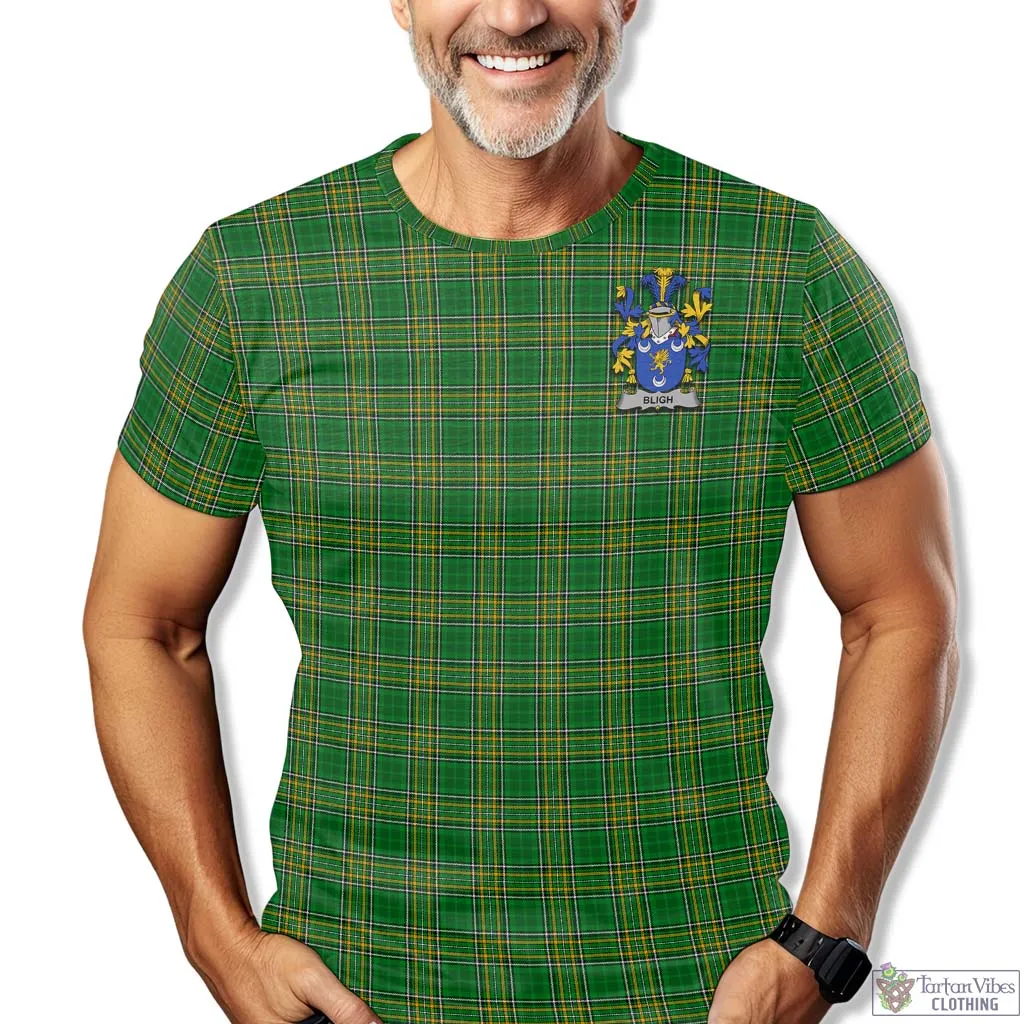 Bligh Irish Clan Tartan T-Shirt with Family Seal