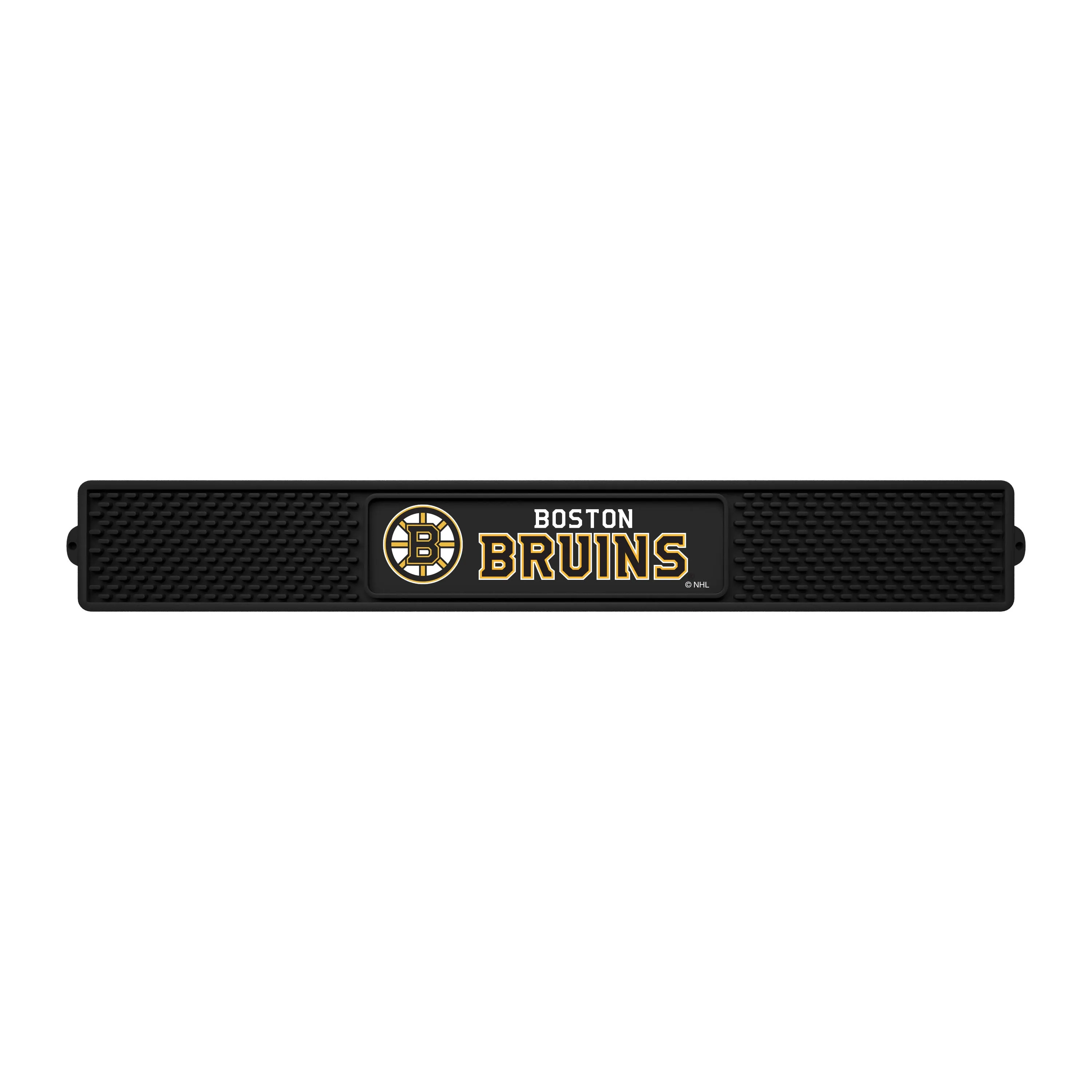 Boston Bruins Bar Drink Mat - 3.25in. x 24in.