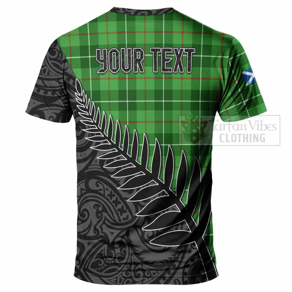 Boyle Crest Tartan T-Shirt with New Zealand Silver Fern Half Style