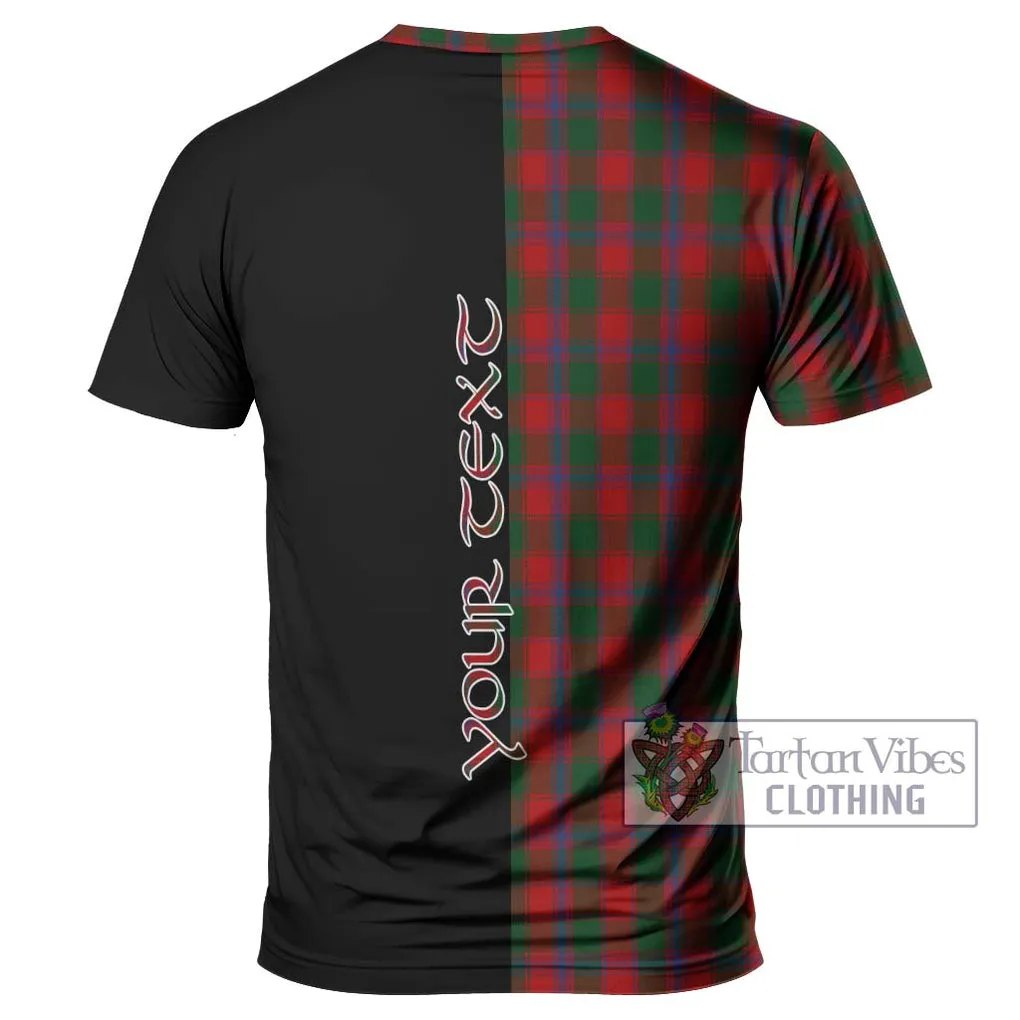 Bruce Old Tartan T-Shirt with Family Crest and Half Of Me Style