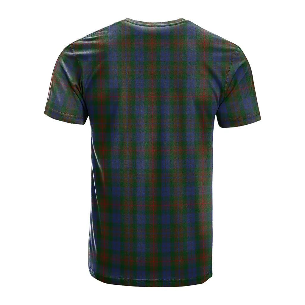 Buchanan Hunting Tartan T-Shirt with Family Crest