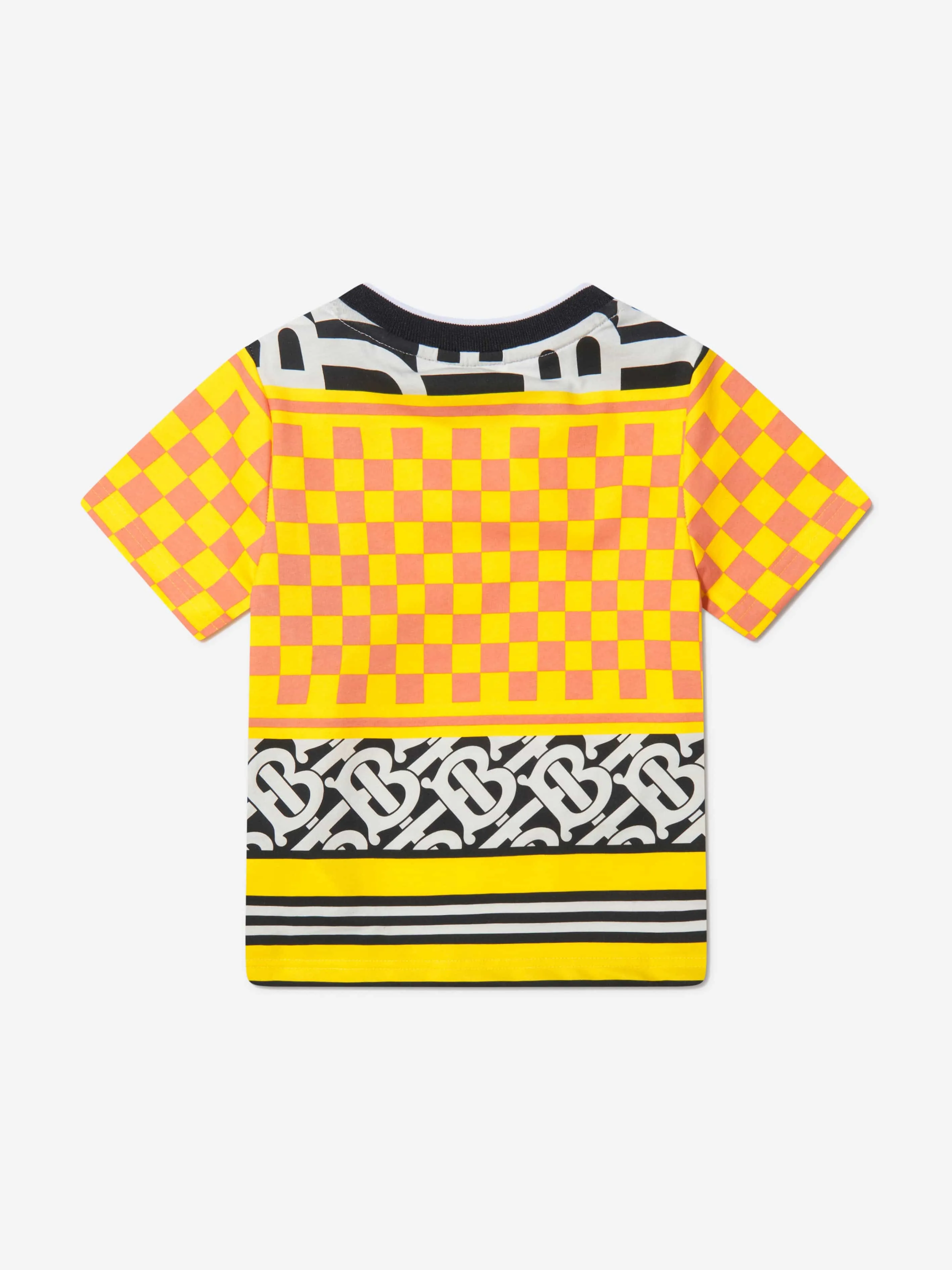 Burberry Boys Cotton Jersey Monogram Patterned T-Shirt