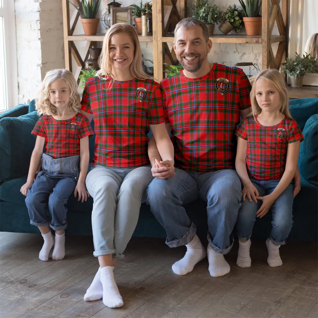 Butter Tartan T-Shirt with Family Crest