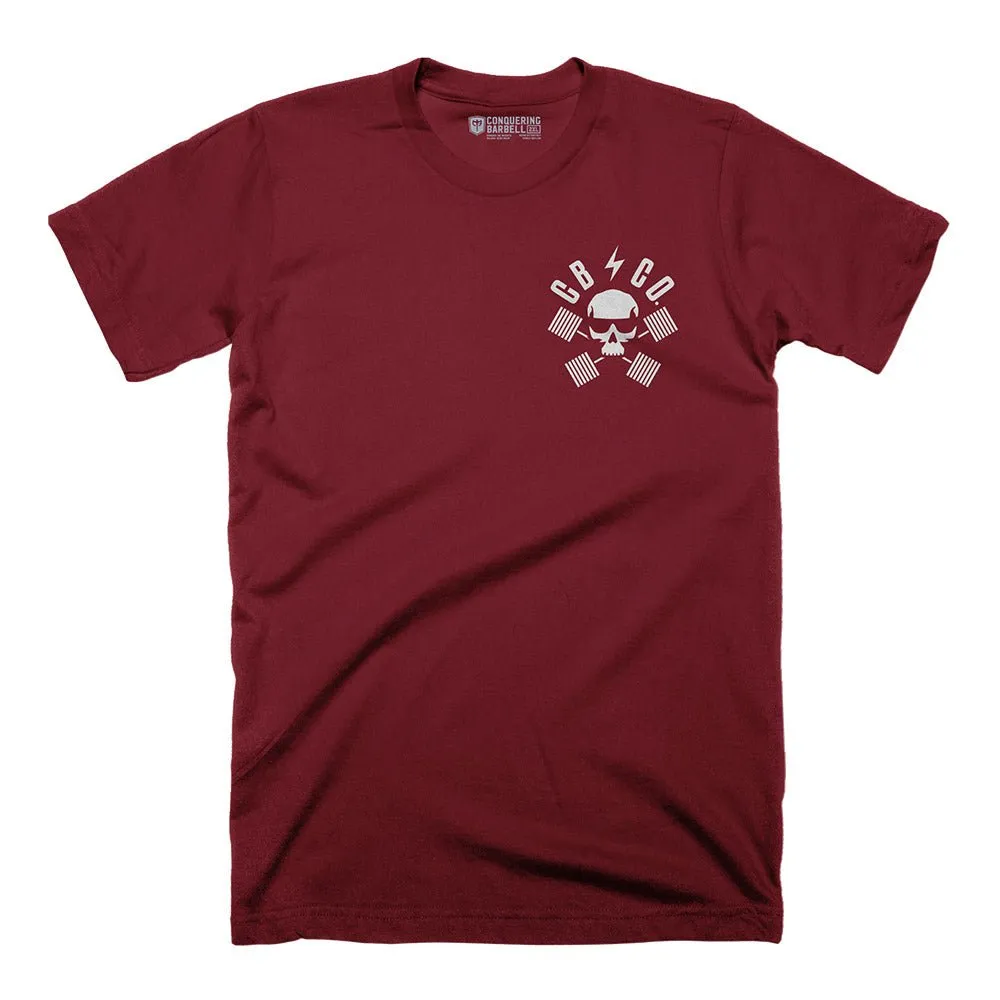 CB Pin-up - on Maroon Tee