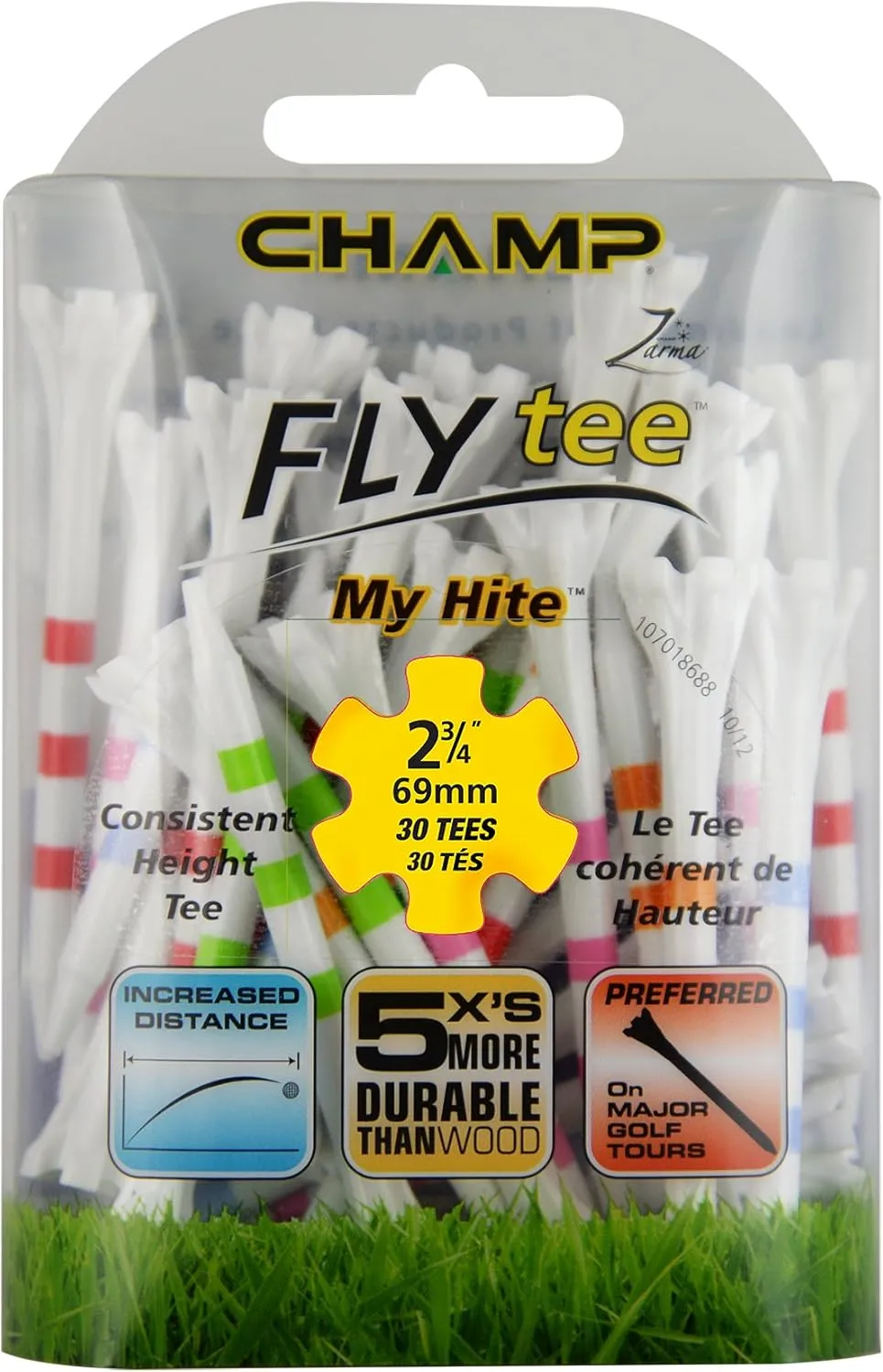 Champ Zarma FlyTee Plastic Golf Tees