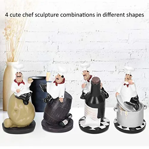 Chef Statue, Beautiful Durable Handmade Home Ornaments, Practical for Decoration Restaurant Home Ornaments