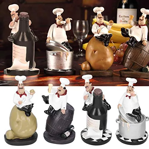 Chef Statue, Beautiful Durable Handmade Home Ornaments, Practical for Decoration Restaurant Home Ornaments