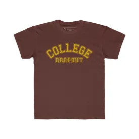 College Drop Out T-Shirt Maroon Youth Quickstrike