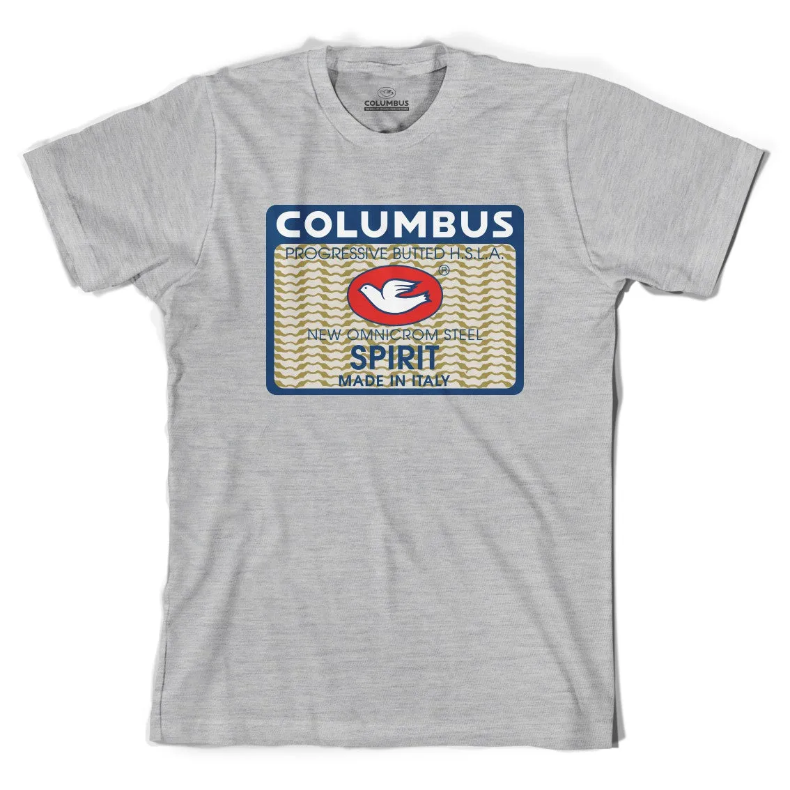 COLUMBUS SPIRIT STEEL GREY T-SHIRT