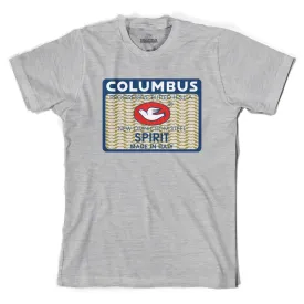 COLUMBUS SPIRIT STEEL GREY T-SHIRT