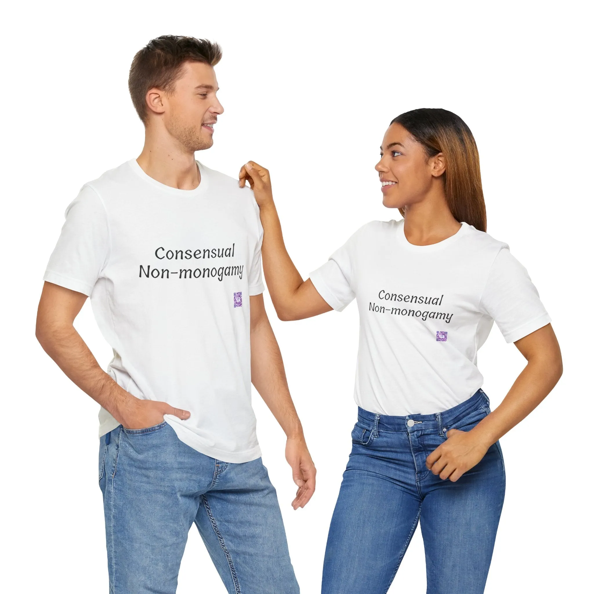 Consensual Non-monogamy T-Shirt, Funny Relationship Shirt, Polyamorous Pride Tee, Unique Statement Top, Present for Partner