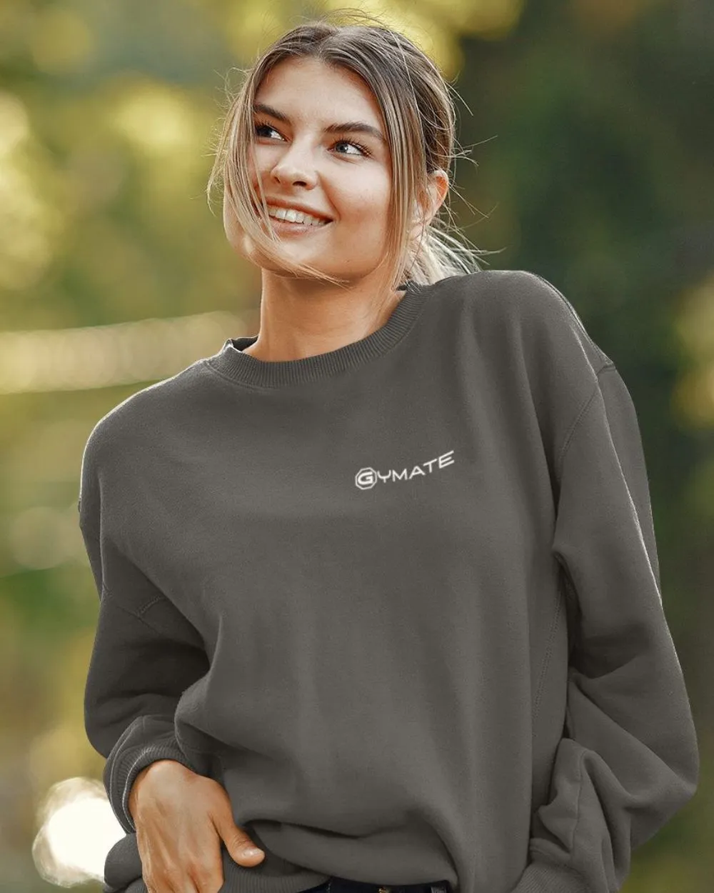 Designer Womens Sweatshirts Gymate Logo [chest]