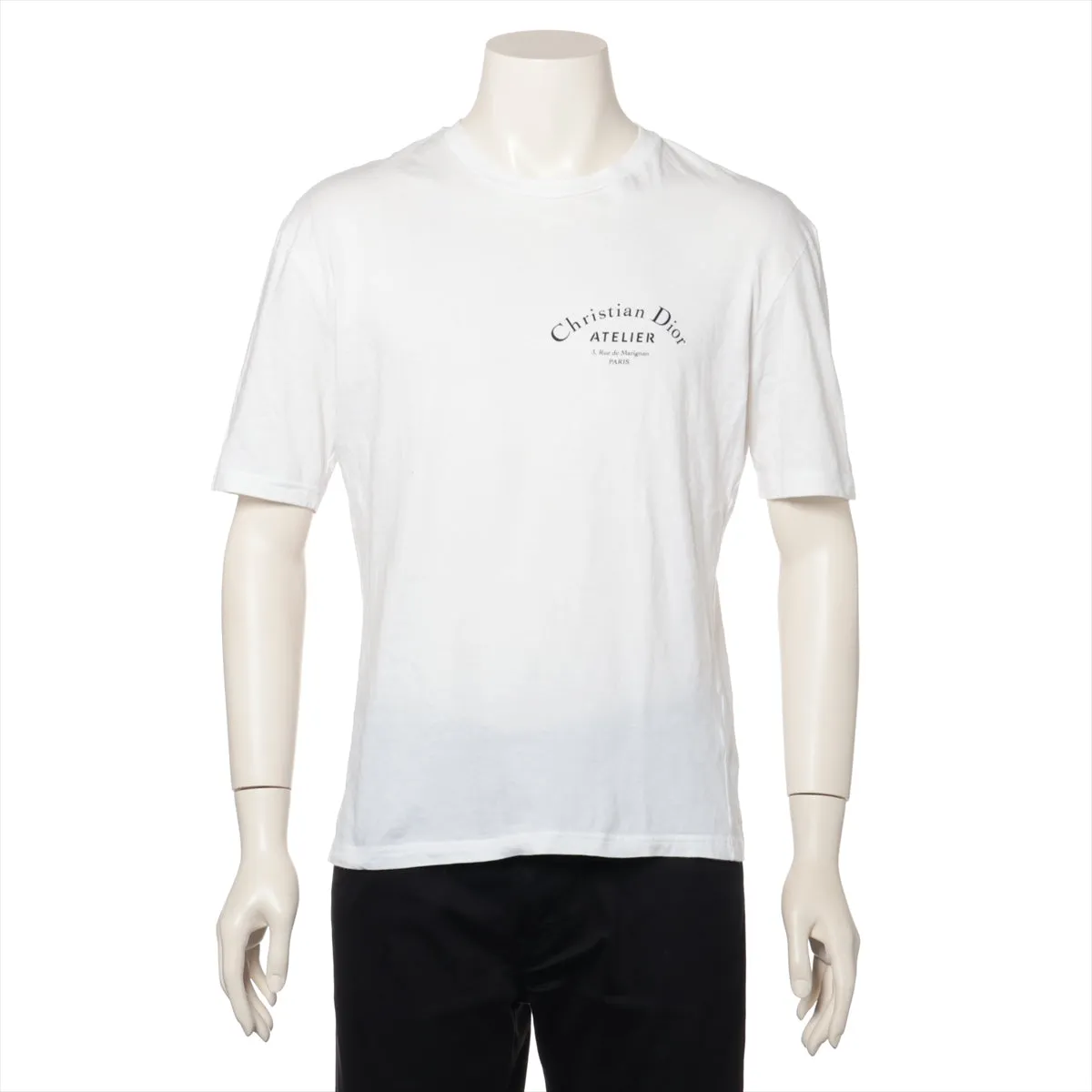 Dior Atelier Logo Cotton T-shirt White