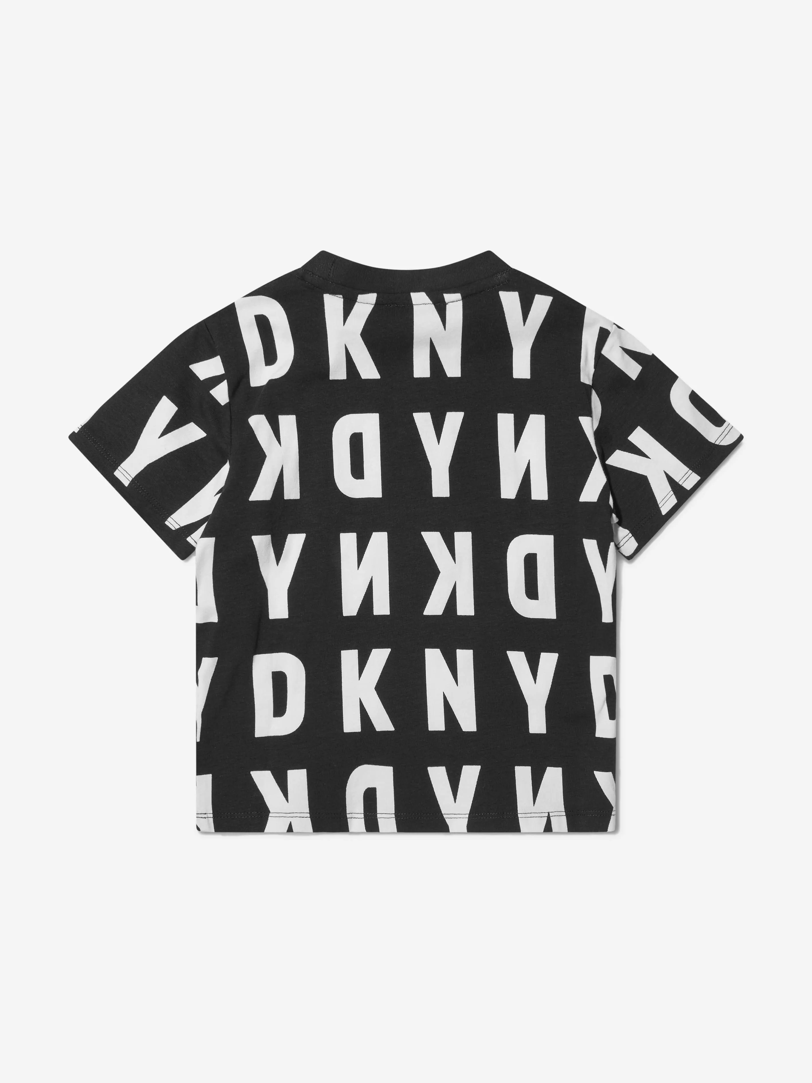 DKNY Boys All Over Logo Print T-Shirt