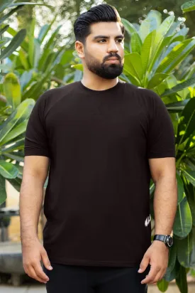 Dull Black Raglan T-shirt (Plus size) - A24 - MT0341P