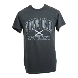 Edinburgh Harvard Print T-Shirt Dark Heather