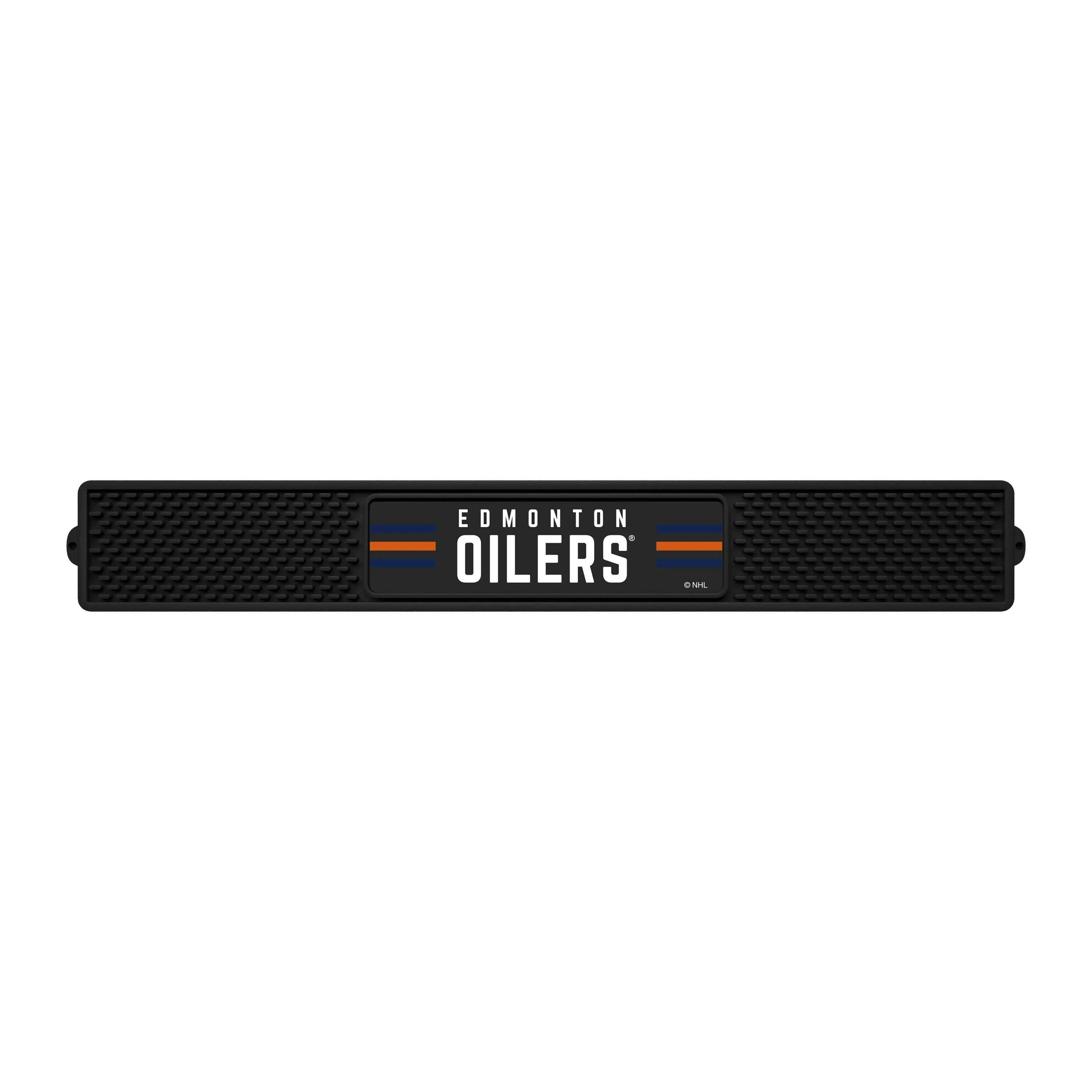 Edmonton Oilers Bar Drink Mat - 3.25in. x 24in.