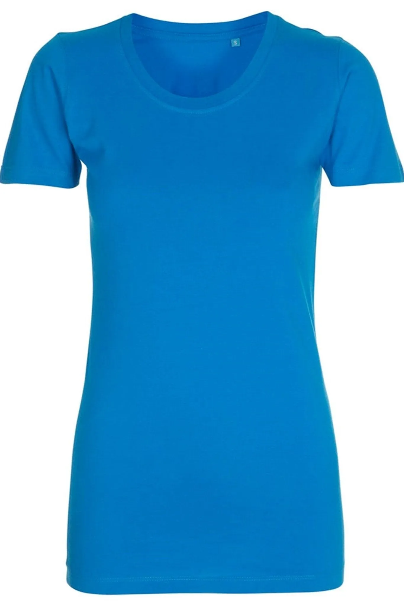 Fitted T -shirt - Turquoise Blue