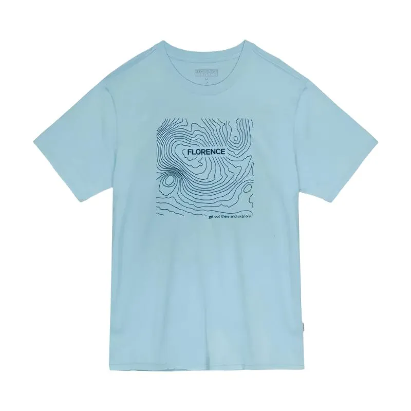 Florence Marine X T-Shirt ISOBAR ORGANIC Small-XXLarge Light Blue