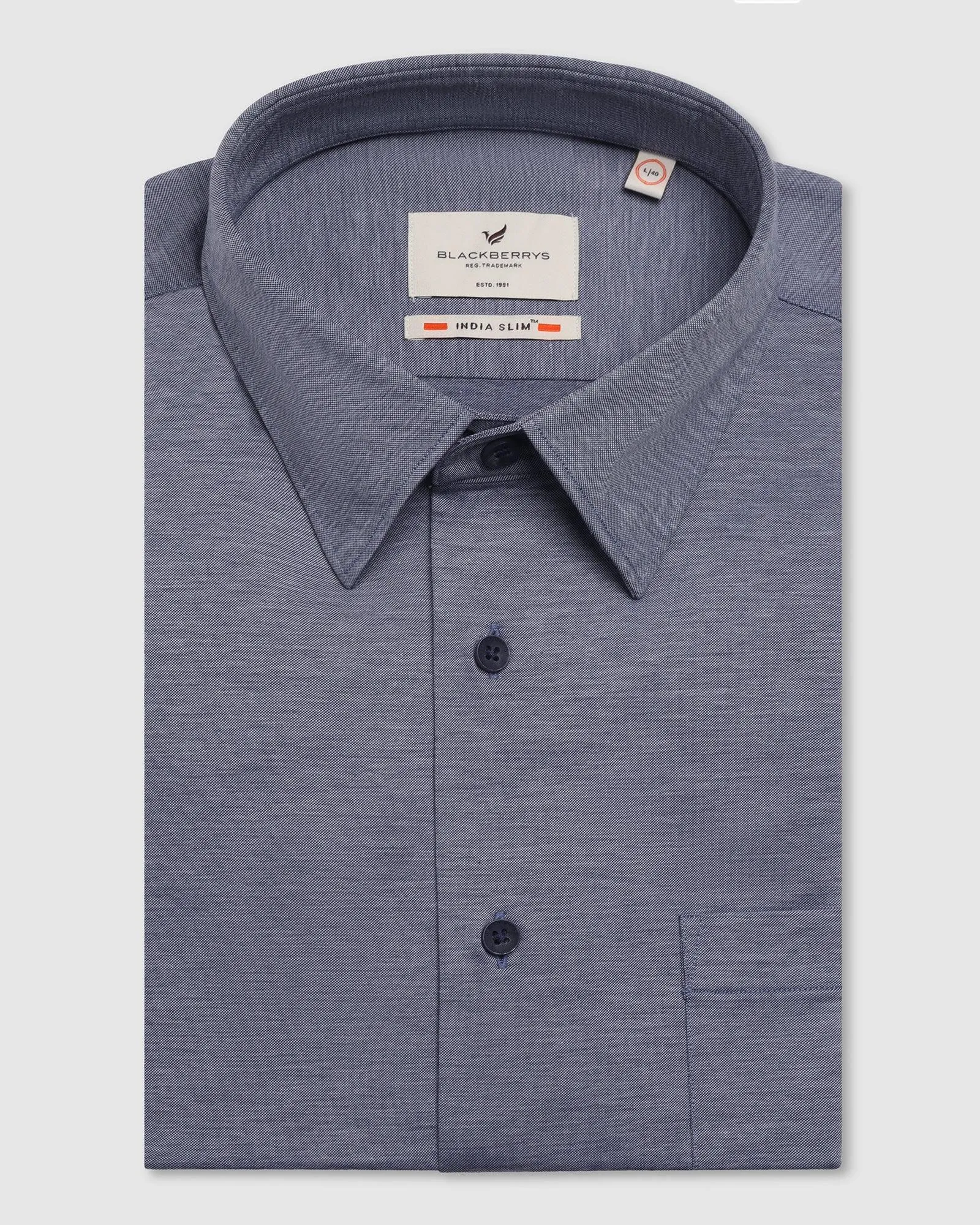 Formal Grey Solid Shirt - Boone