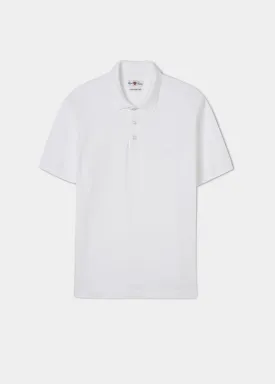 Fritton Pique Polo Shirt In White