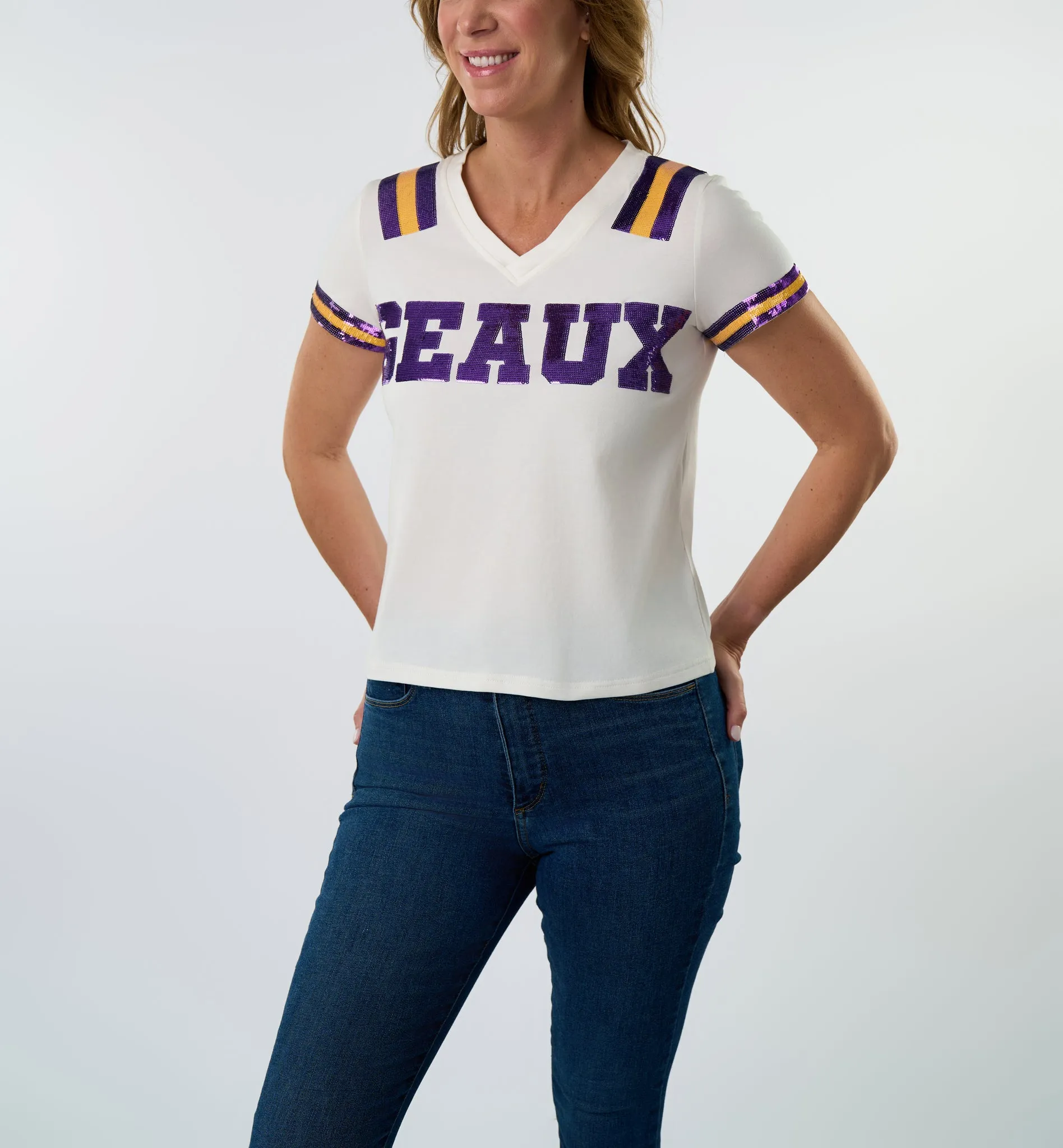 GEAUX Jersey Tee